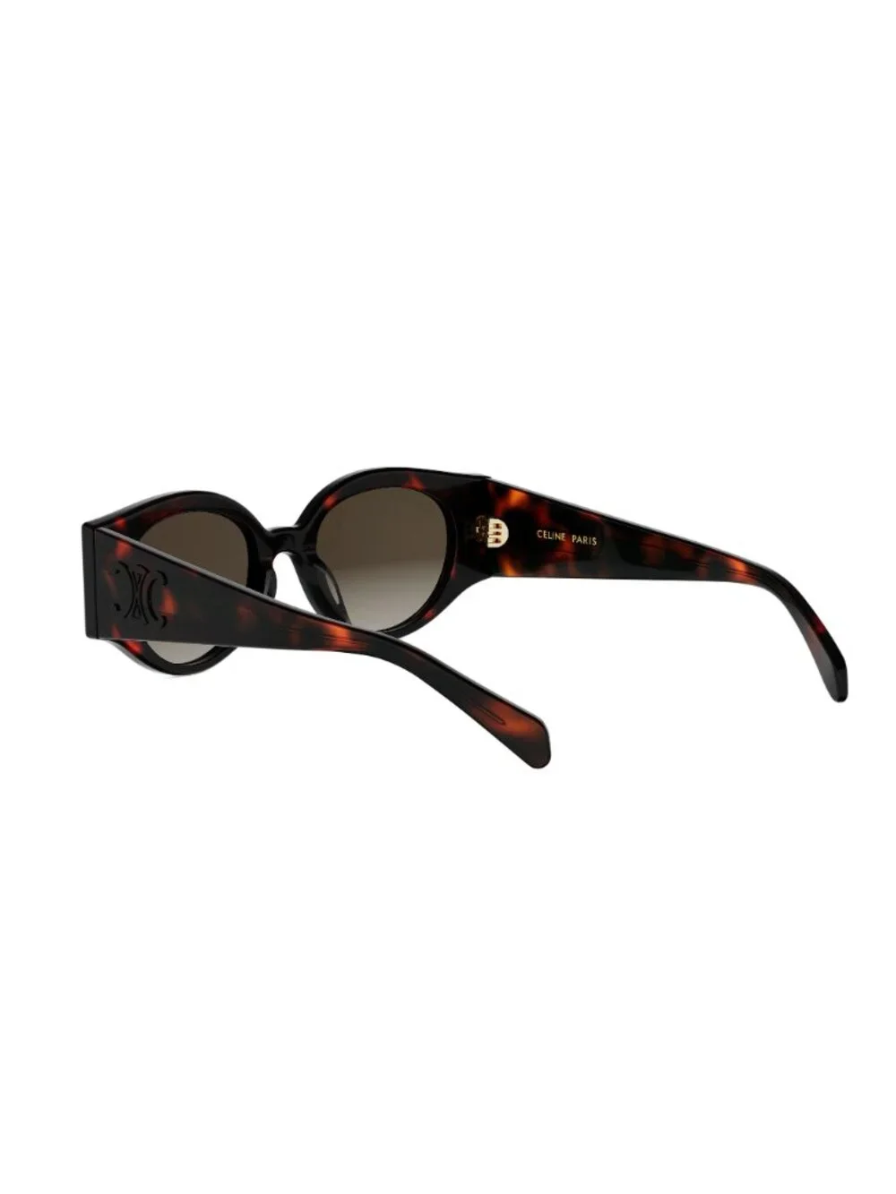 New CELINE Women's Sunglasses Acetate Frame TRIOMPHE STAMP CL40341U 52F 50 Round